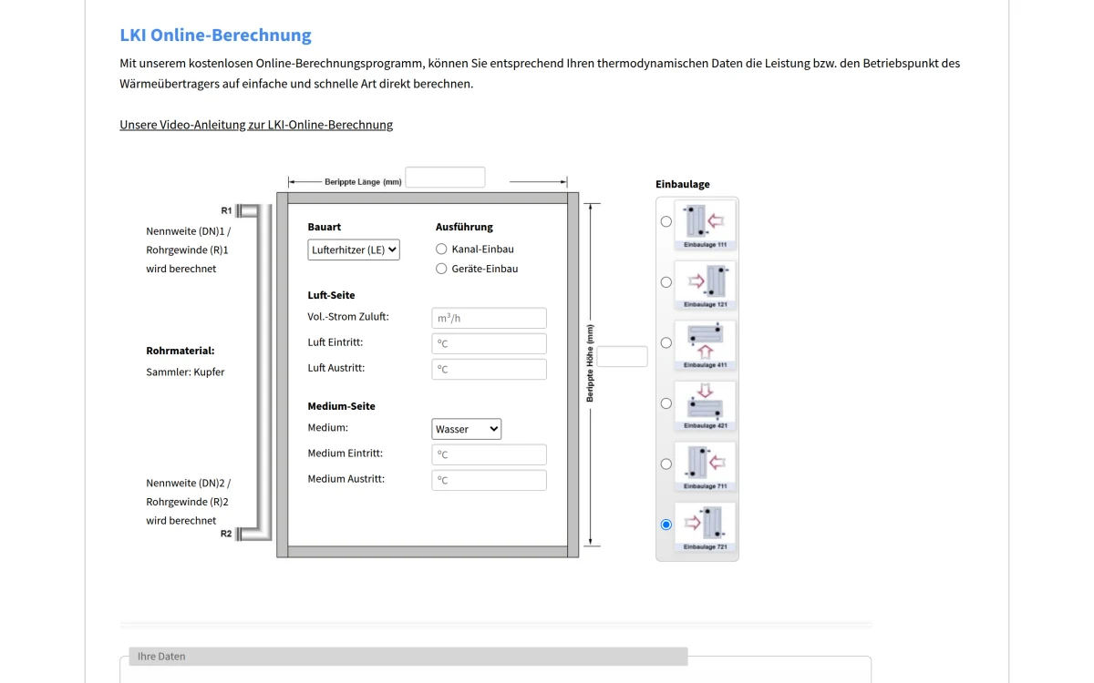 Website-Ansicht: LKI